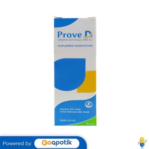 Prove D3 Drops Isi 12.5 Ml Botol