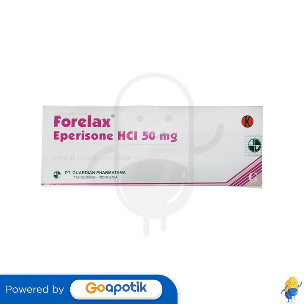 Forelax 50 Mg Box 50 Tablet