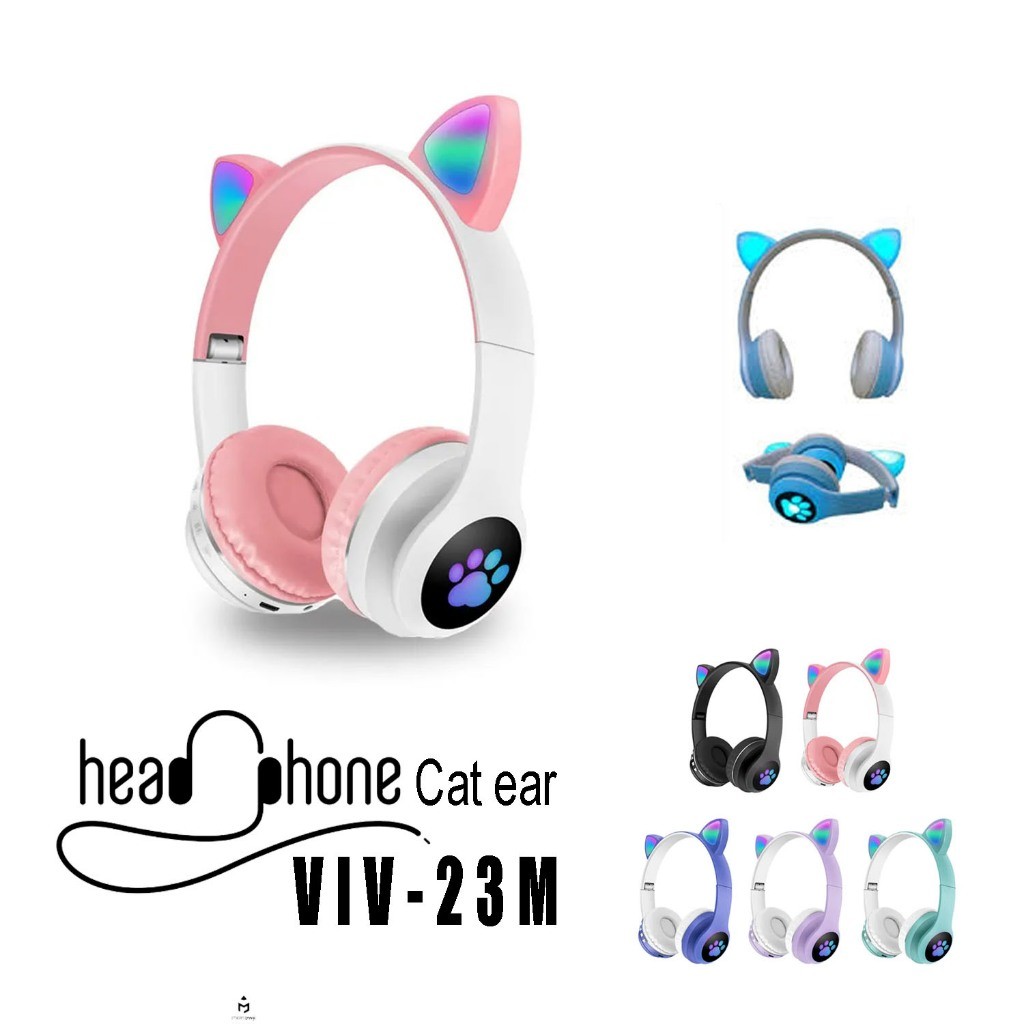 HEADPHONE CAT EAR VIV-23M