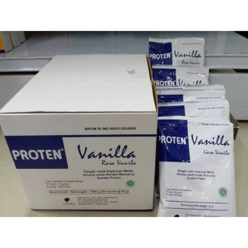 SUSU PROTEN RASA VANILA 1 Sachet*T3