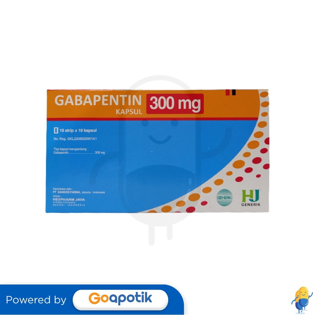 Gabapentin Hexpharm 300 Mg Box 100 Kapsul