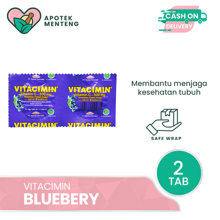 Tablet Hisap VITACIMIN Blueberry