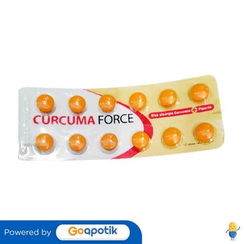 Vitamin Curcuma Force Strip 12 Kapsul