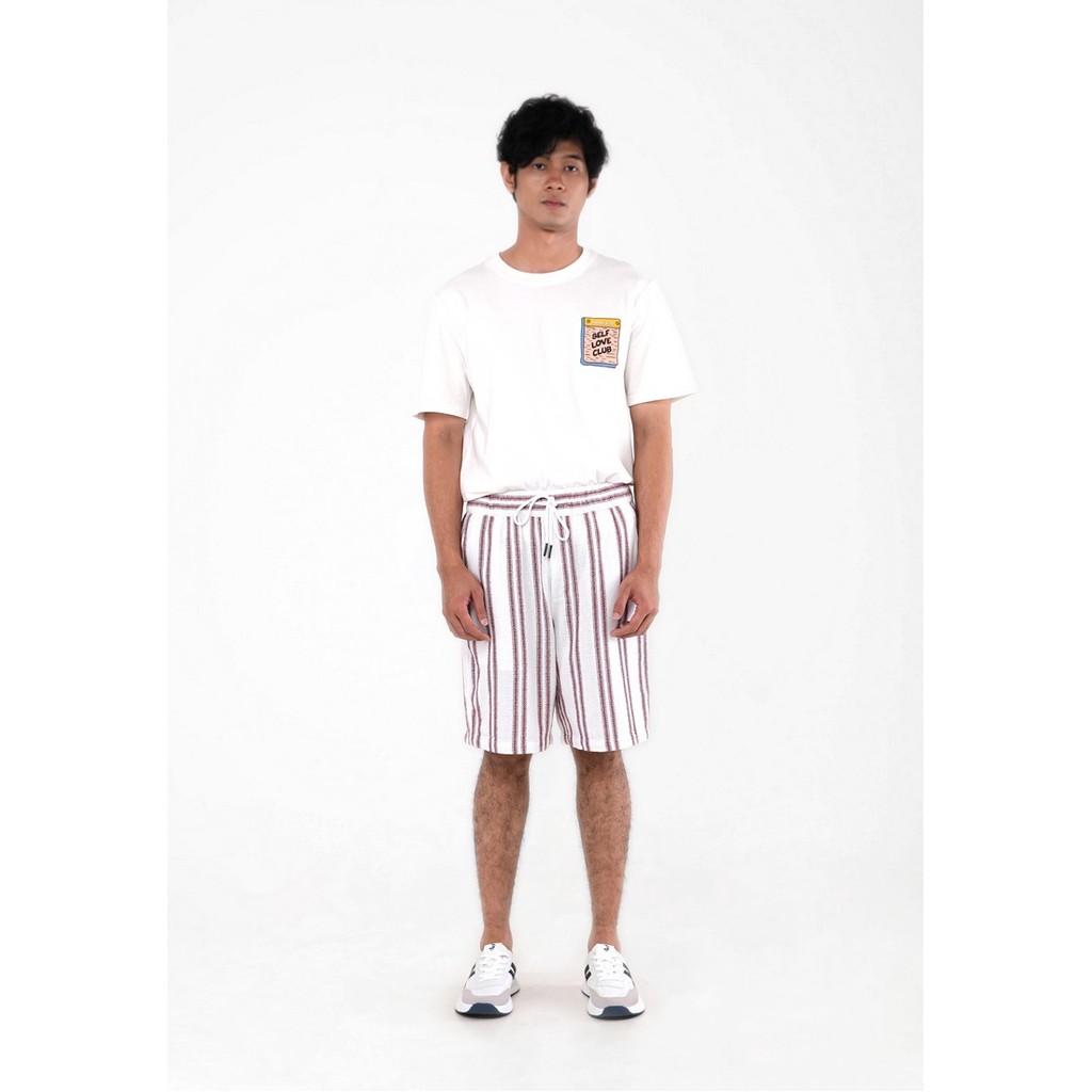 3Second Men's Compton Striped Short Pants 010124