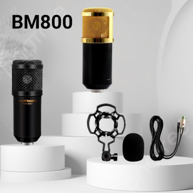PROFESIONAL MIC MICROPHONE TAFFSTUDIO CONDENSER STUDIO BM800