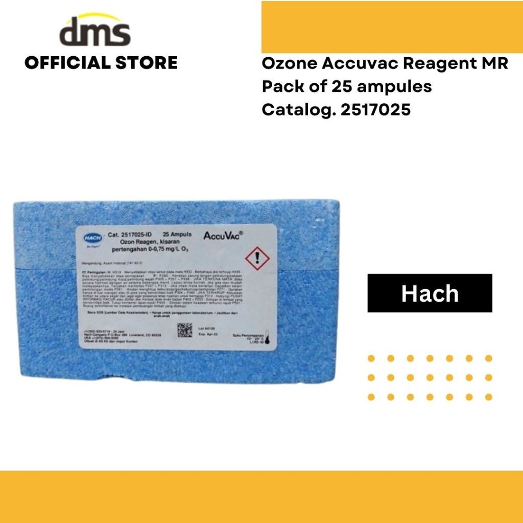 Ozone Accuvac 25 Ampuls Hach
