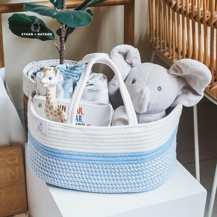 Ready Ethan+Nathan Rope Caddy Diaper Bag terjamin