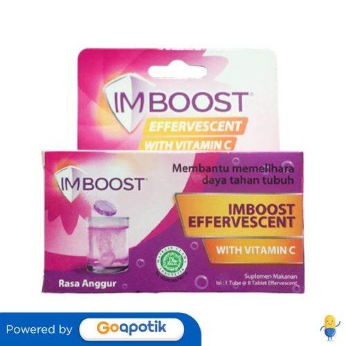 Imboost Rasa Anggur Tube 8 Tablet Effervescent