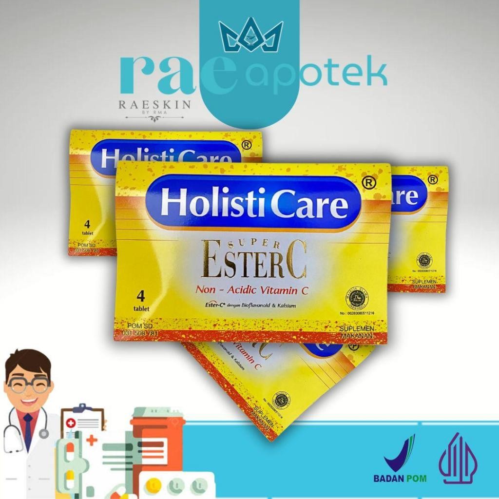Holisticare Ester C 1 Strip 4 Tablet