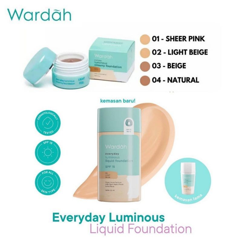 Wardah Everyday Luminous Liquid Foundation