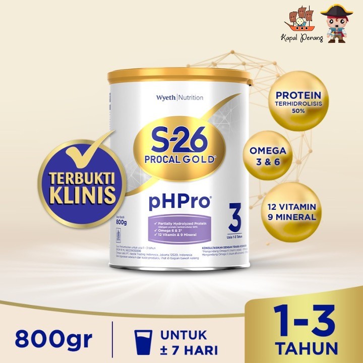 S26 Procal pHPro 3 800 gram