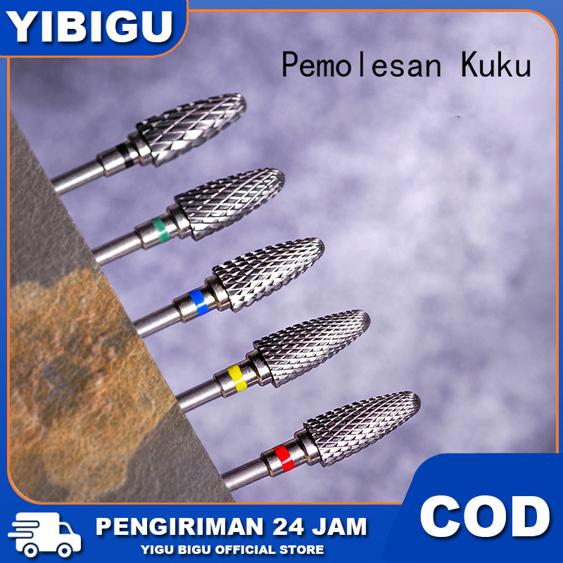 COD Carbide Flame Bits Barrel Bits Remover Kutek Gel Bits Nail Art Drill Bits