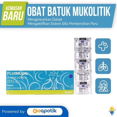 Fluimucil 200 Mg Box 60 Kapsul