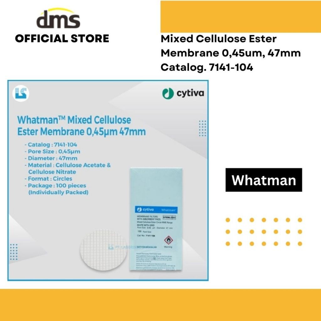 Mixed Cellulose Ester Membrane 0,45um, 47mm Whatman