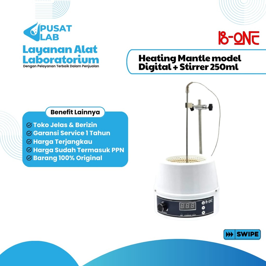 Heating Mantle model Digital + Stirrer 250ml