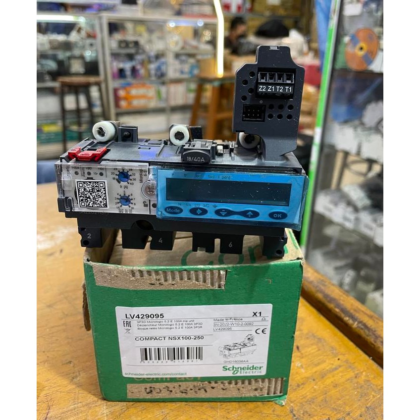 LV429095 Schneider Micrologic 5.2 E 100A trip Unit