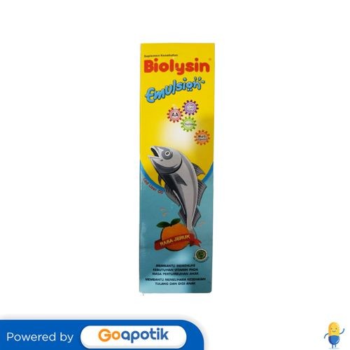 Biolysin Emulsion Rasa Jeruk 250 Ml Botol