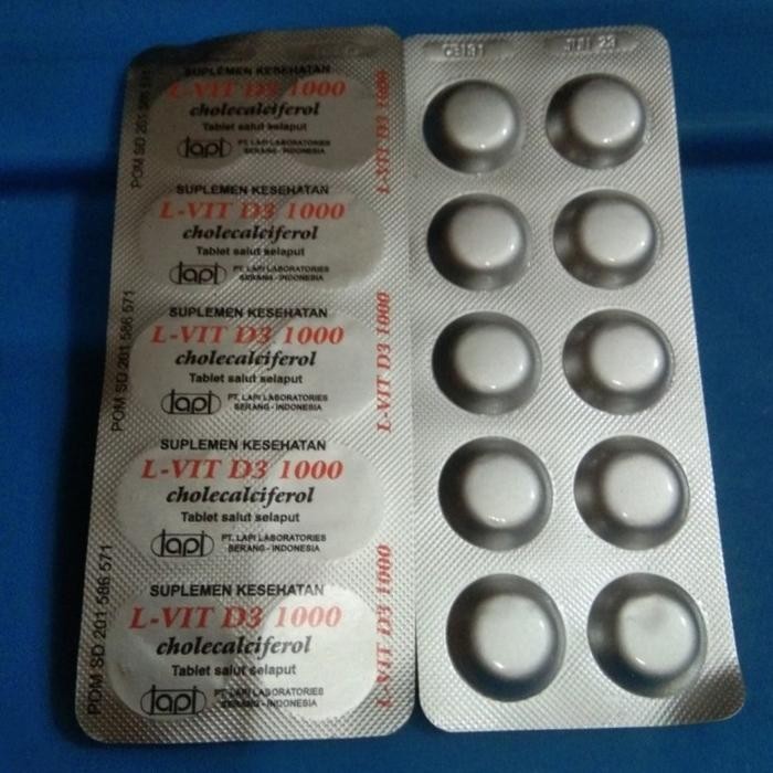 L+Vit d3 1000 strip 10 TABLET