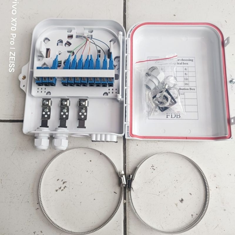 odp 8 core lengkap spliter PLC 1:8 SC UPC/ODP 8CORE