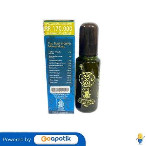 Minyak Kutus-Kutus Botol 100 Ml