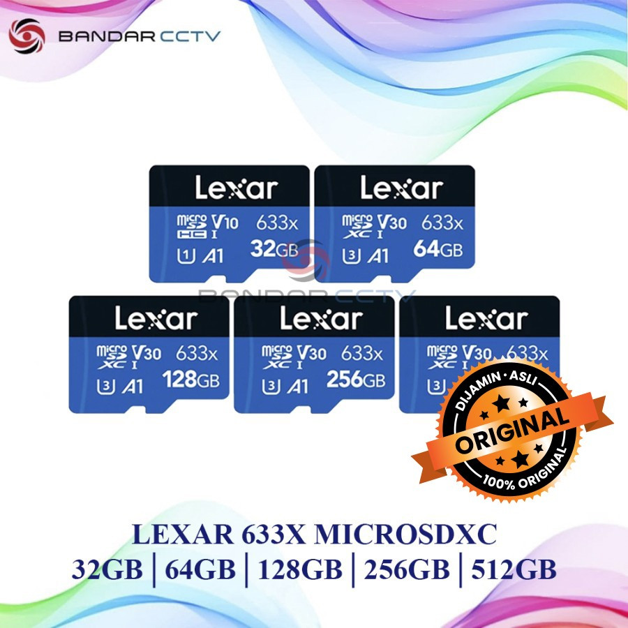 LEXAR HIGH PERFORMANCE 633X MICROSDXC ORIGINAL