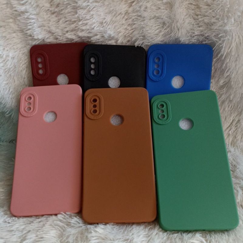 CASE XIAOMI REDMI NOTE 5 NOT 5 PRO SOFTCASE SLIKON CASING PRO CAMERA MACARON Df store