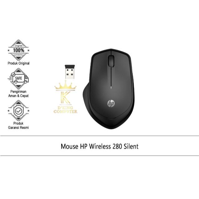 Mouse HP Wireless 280 Silent