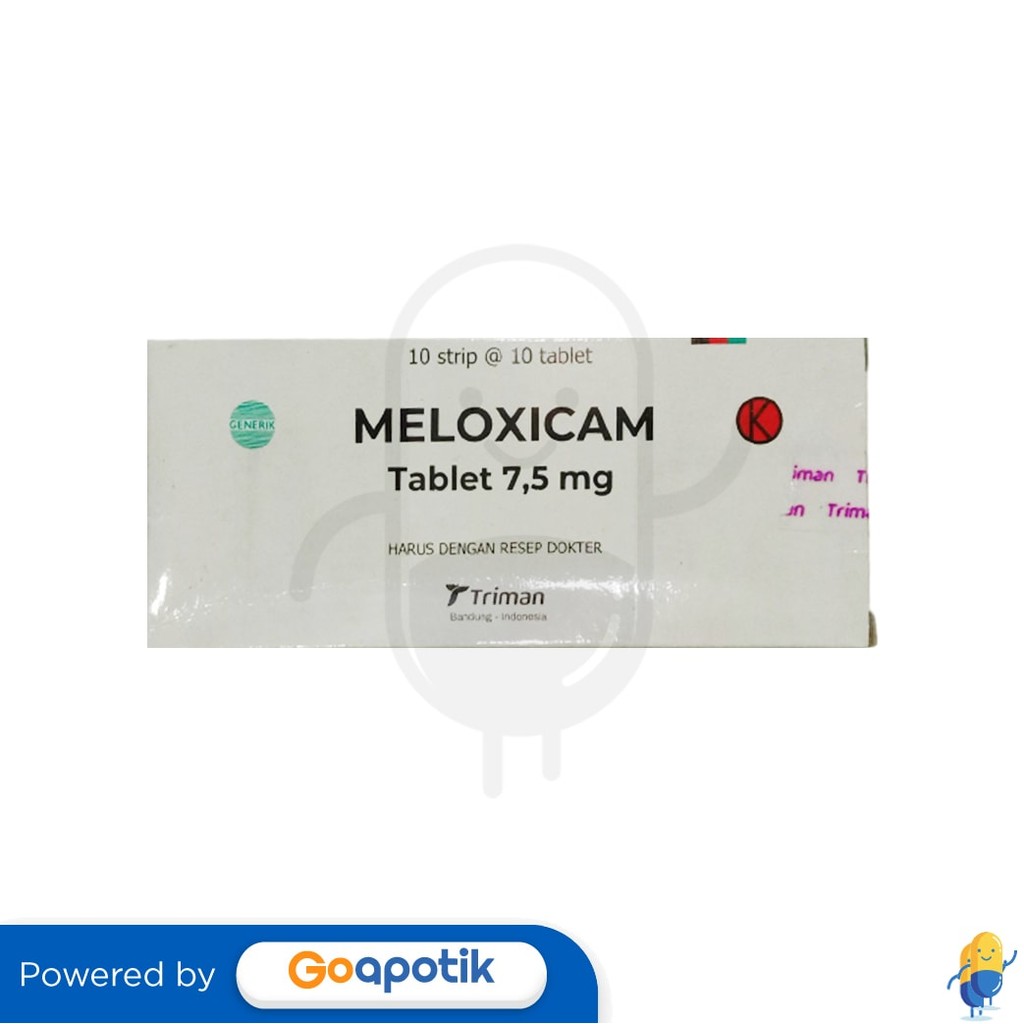 Meloxicam Triman 7.5 Mg Box 100 Tablet