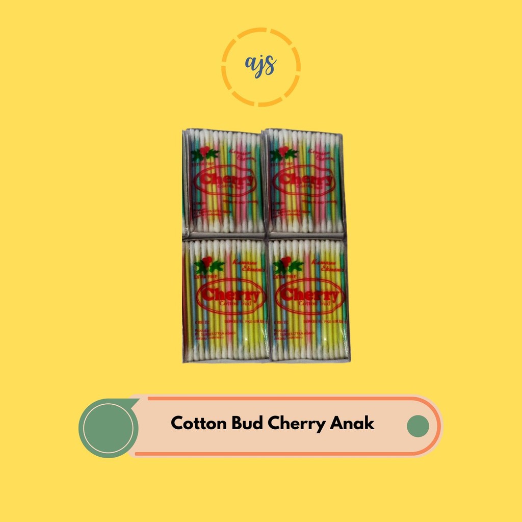 Cotton Bud Cherry Anak