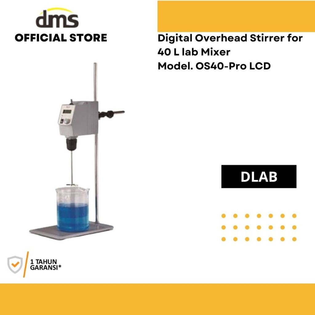 Digital Overhead Stirrer for 40 L lab mixer Dlab