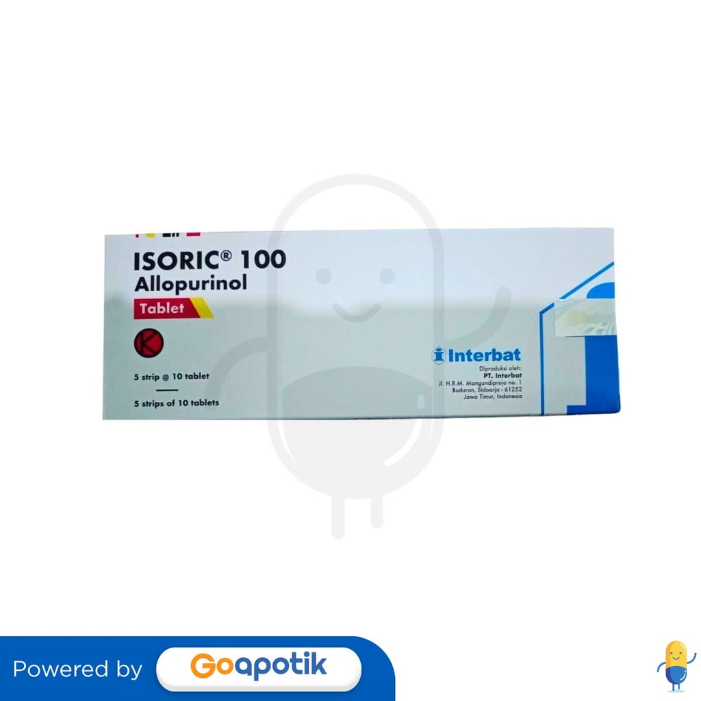 Isoric 100 Mg Box 50 Tablet