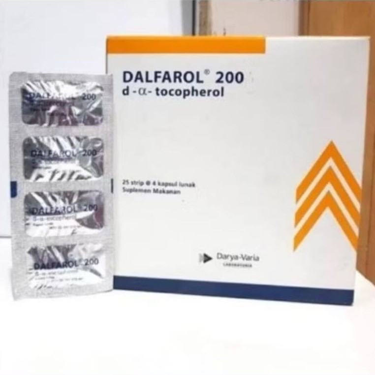 DALFAROL 200 IU STRIP 4 KAPSUL