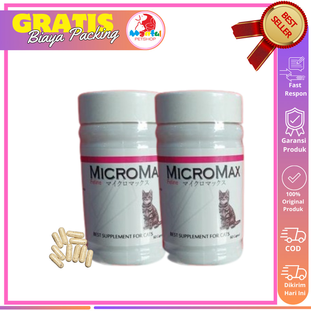 Vitamin kucing Repack Micromax Kapsul
