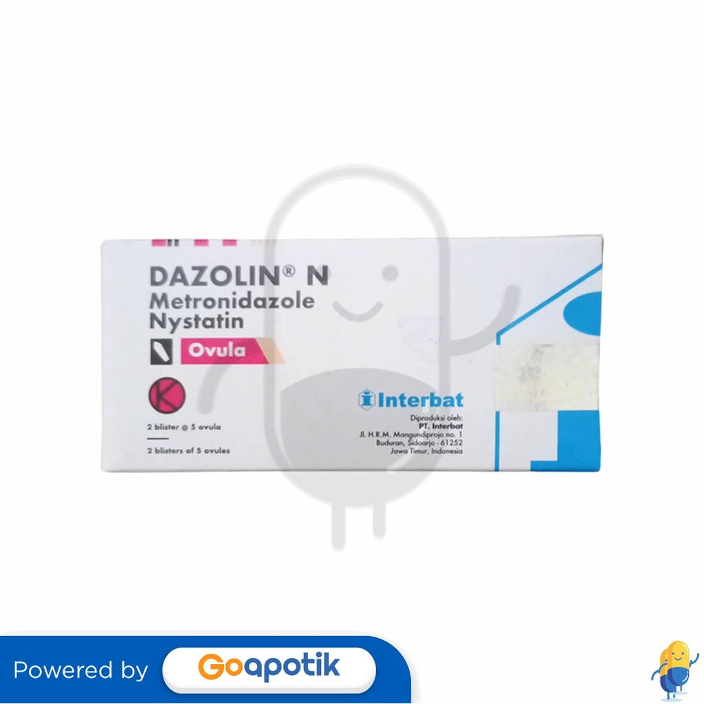 Dazolin N Box Isi 10 Ovula