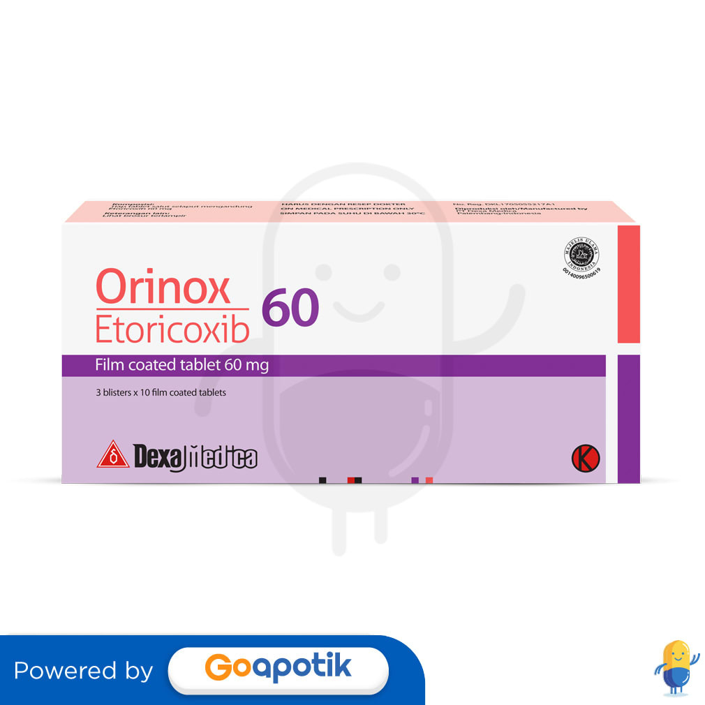 Orinox 60 Mg Box 30 Tablet