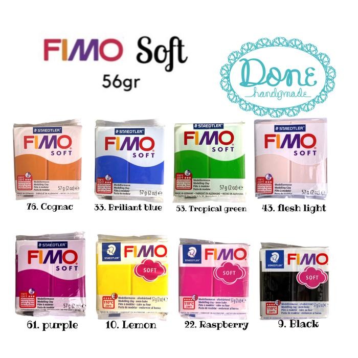 Polymer Clay Fimo Soft - cherry red