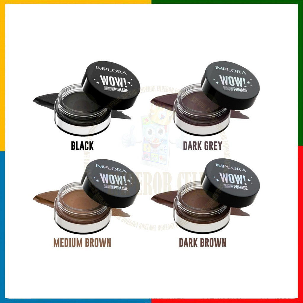 Implora Wow Brow Pomade Long lasting 24 jam Waterproof