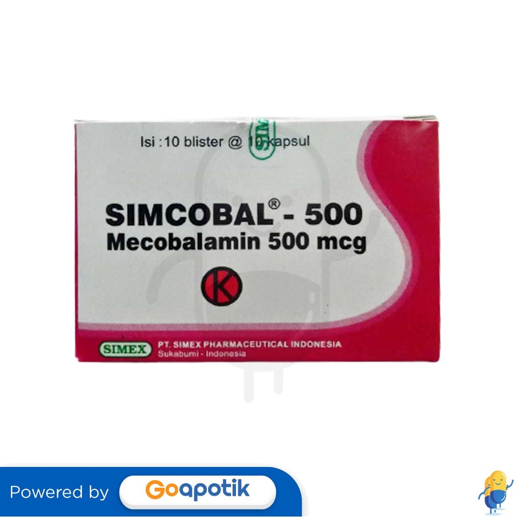 Simcobal 500 Mg Box 100 Kapsul