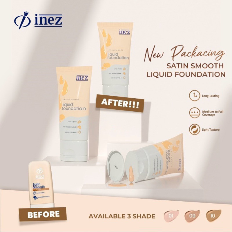 INEZ Satin Smooth Liquid Foundation 35ml