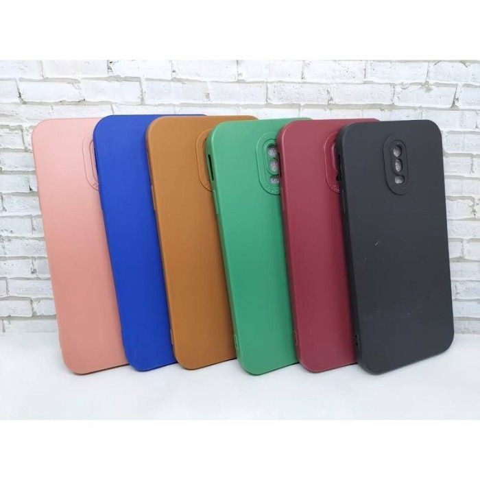 Case Samsung J7 plus Softcase Pro Camera Silikon my Casing Macaron