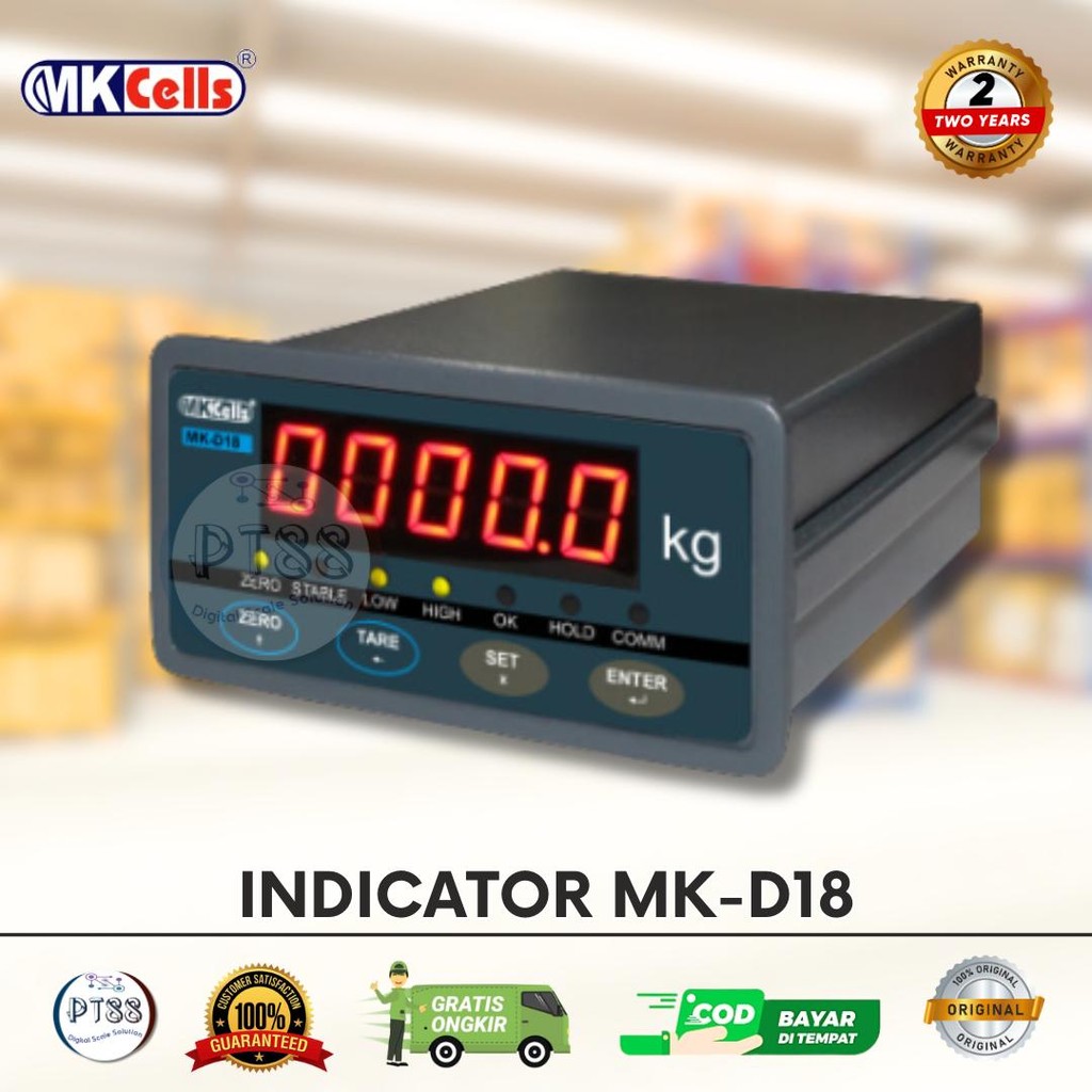 Indicator Timbangan MK CELLS MK-D18