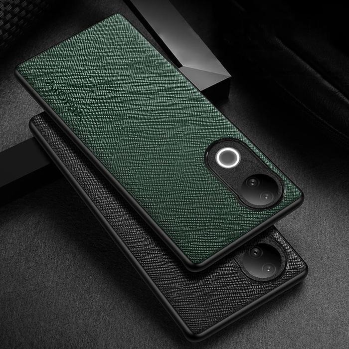 VIVO V50 5G SOFTCASE CANVAS CROSS PATTERN COVER CASING
