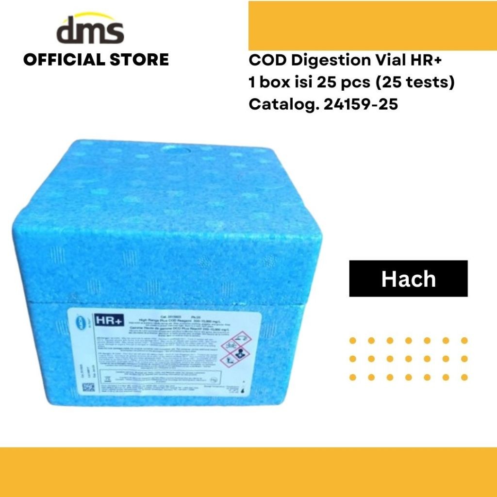 COD Reagent HR Plus Digestion Vials Hach