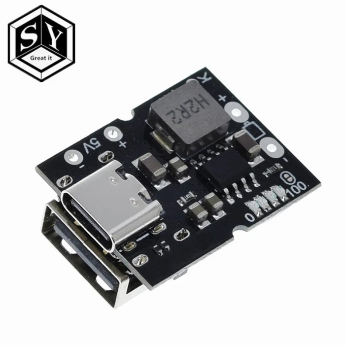 Module PowerBank Step Up 3V 3.7V to 5V 2A +Lithium Charging Controller