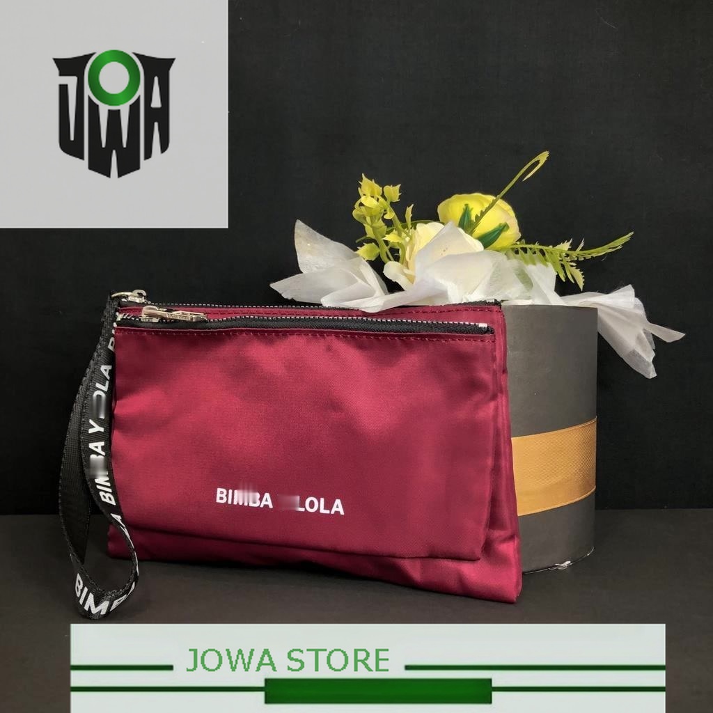 POUCH MAROON BIMB4 JOWA STORE