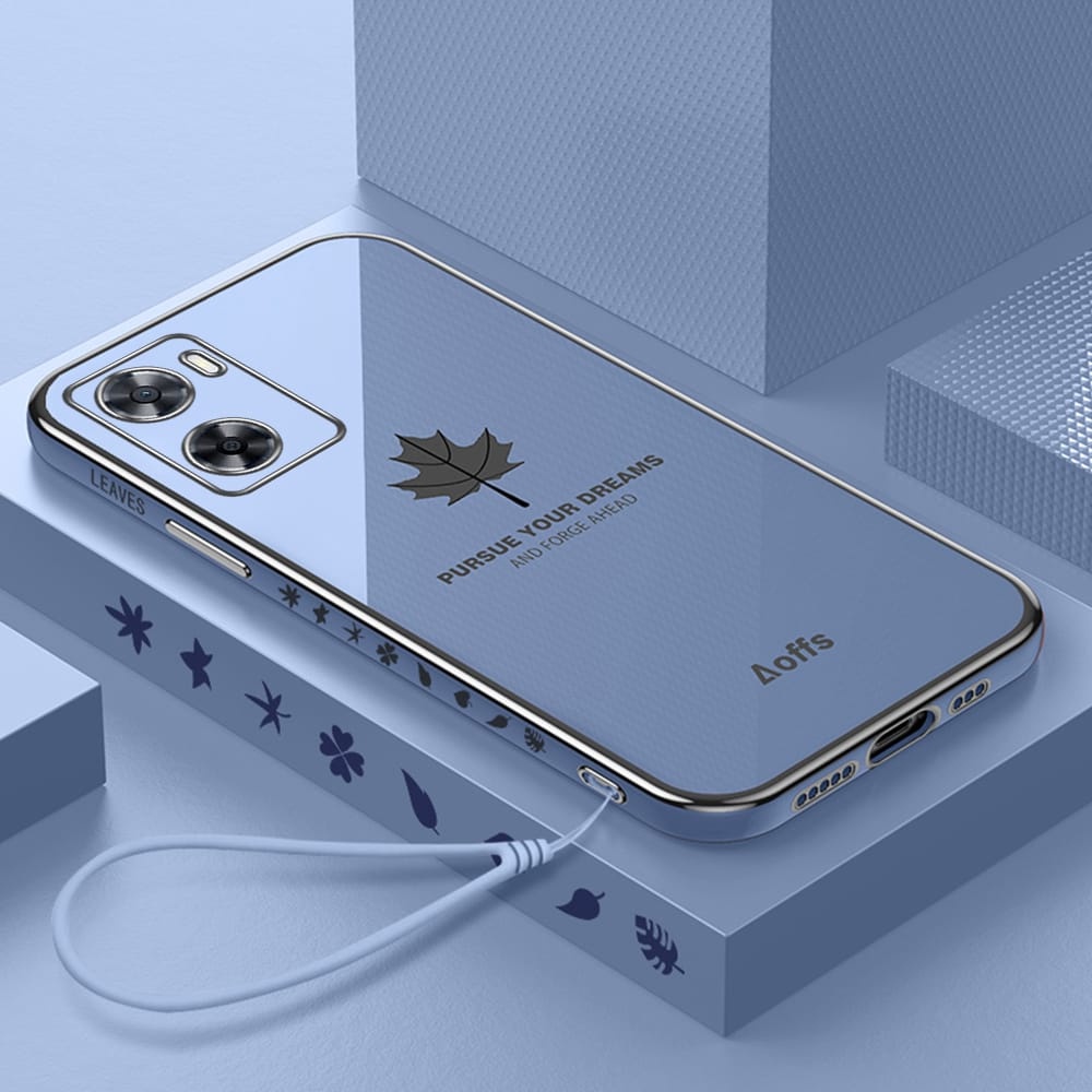 Casing Lembut OPPO A77s Maple Softcase Silikon Terbaru Case Plating