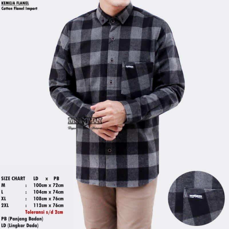 Kemeja Flanel Import