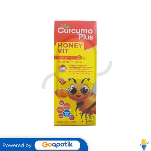 Curcuma Plus Honey Vit Rasa Jeruk 100 Ml