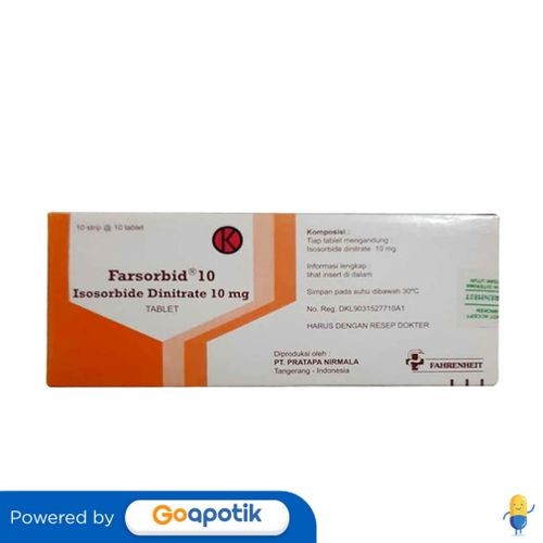 Farsorbid 10 Mg Box 100 Tablet