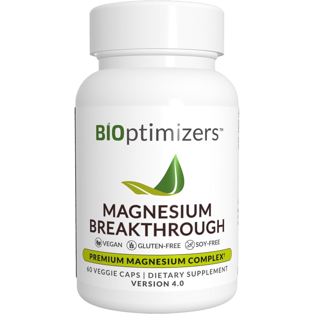 BiOptimizers Magnesium Breakthrough Supplement 4.0 60 capsules complex